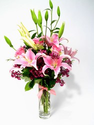 Lilies and Roses from Mockingbird Florist in Dallas, TX